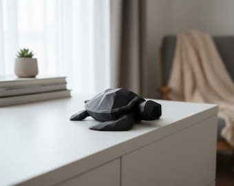 Low Poly Sea Turtle , Elegant Home Decor