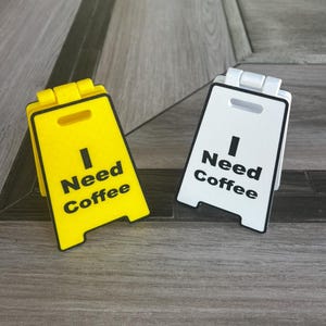 Funny Mini Floor Sign - Desk Decor for Office - Best Gift MADE IN USA