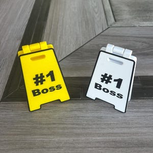 Funny Mini Floor Sign - Desk Decor for Office - Best Gift MADE IN USA