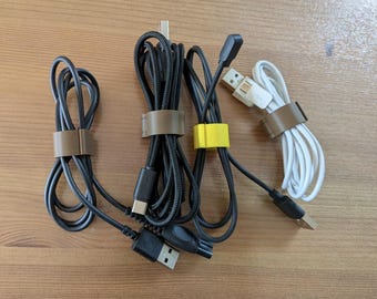 Cable Organizer / Snap Cable Clip 4 Sizes Set