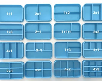 Custom Multi-Compartment Insert for Aloids Tin – Organize Small Items, Crafts, and Trinkets model is a licensed design by mirabatek