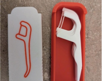 Slide Floss Case | Small Parts Organizer Box | Compact Storage Case for Dental , EDC & Tiny Items