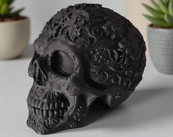 Mexican Ornament Skull, Intricate Home Decor