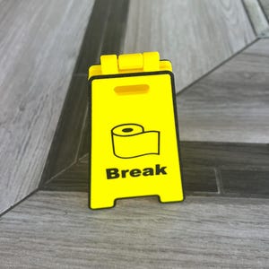 Funny Mini Floor Sign - Desk Decor for Office - Best Gift MADE IN USA