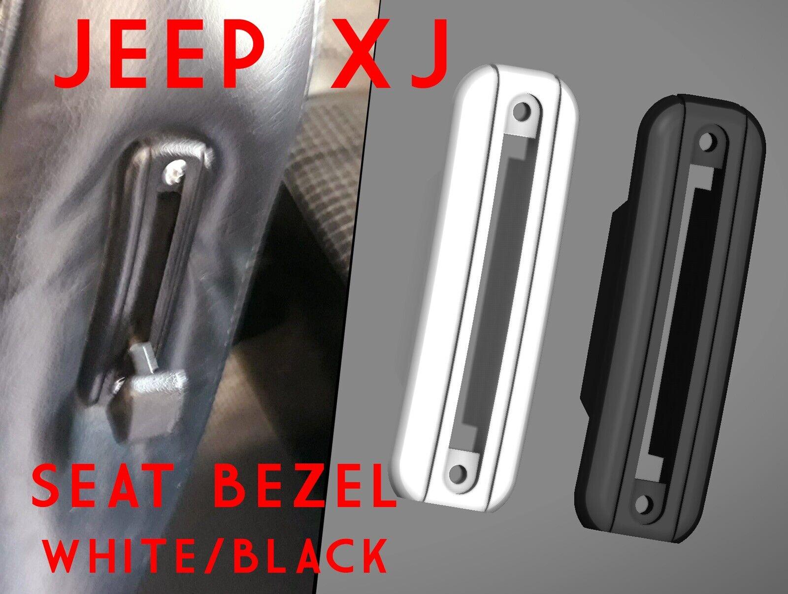 2x Jeep Cherokee XJ Leva Sedile Ghiera Sedili Bianco/Nero