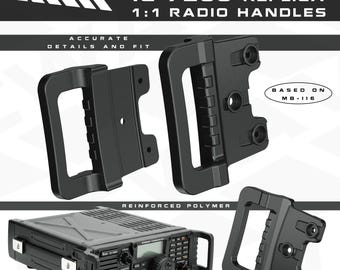 NUEVO Set 2026 IC-7200 Réplica de Radio Manijas Raras Polímero Reforzado Diseño Preciso Icom