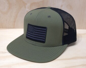 Oversize XXL Black Grey USA Flag Patch Flatbill Mesh Snapback Cap Oversize XXL Black Grey USA Flag Patch Flatbill Mesh Snapback Cap