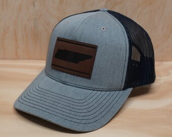 Tennessee State Hat Heather Grey on Navy