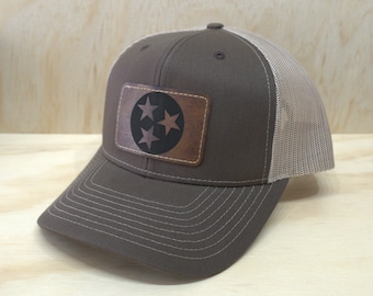 Tennessee Tri-Star Trucker Hat Brown