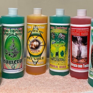 16oz. Spiritual Water, Cleansing Water, Ritual Bath Water, Floor Wash/ Agua Espiritual, Agua para Baño, Agua para Limpias de 16oz.