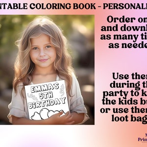Printable Activity Book, Party Printable, Printable Party Decor ...