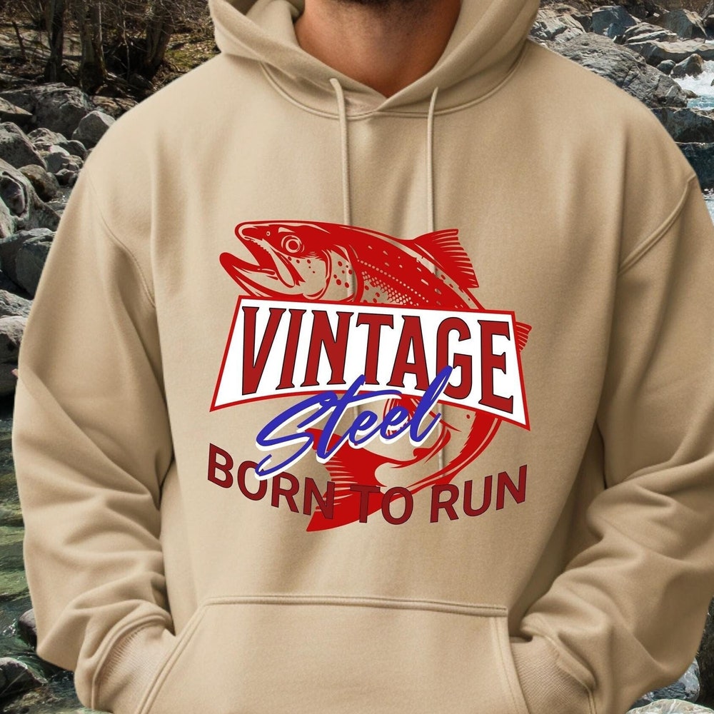 Fishing Gear For Men And Women, Retro Fishing Gear,Steelhead Fishing Hoodie, Fishing Stuff, Steelhead Fishing Gear, Trout Fishing Gear Alwasky