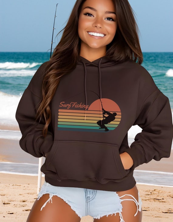 This Surf Fishing Hoodie is Quality Outdoor Fishing Stuff! Fishing