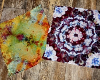 Large Tie dye Bandana 2 pack