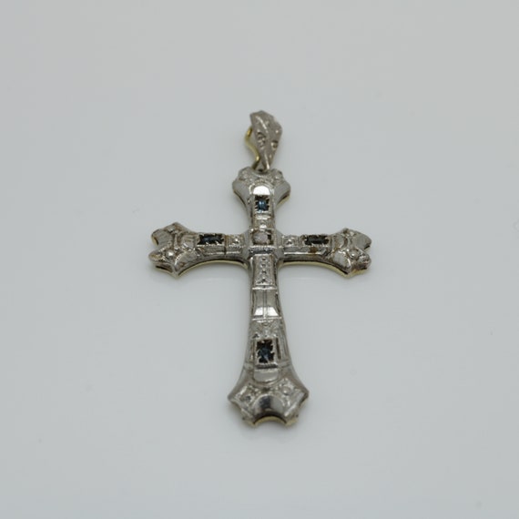 Diamond cross pendant art - Gem