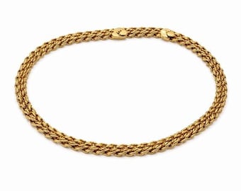 GEORG Jensen 18KT Gold BRACELET, Minimalist Scandinavian Chain JEWELRY
