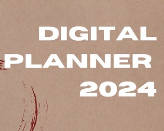 Goal Getter Digital Planner | 2024 Edition | Organize Like a Pro - Etsy
