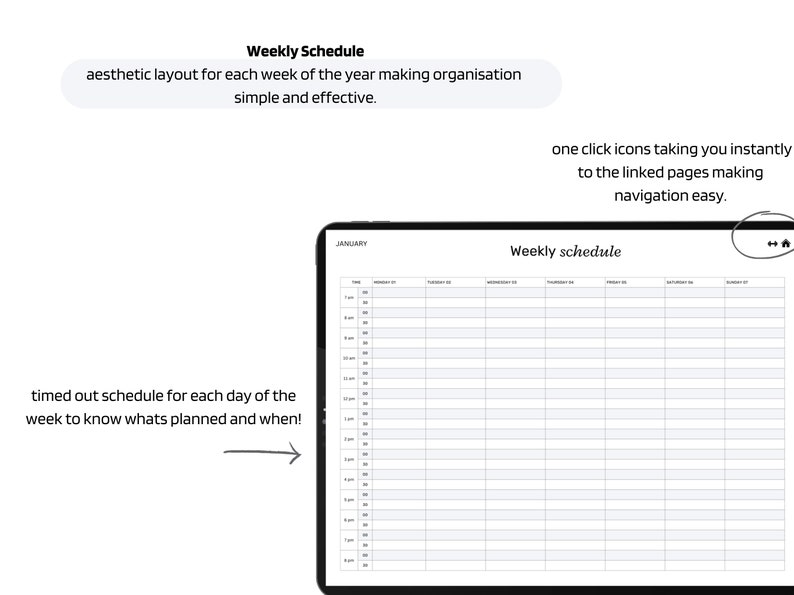 2024 iPad Digital Planner 2024 Goodnotes Digital Planner Goodnotes