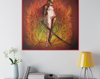 Malenia, Goddess of Rot (Elden Ring) - Matte Stretched Canvas, 0.75"