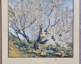 Gustave Baumann "Silver Sky" Art Print