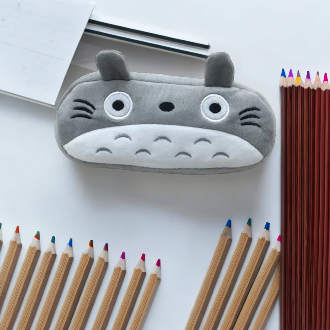 Anime Kawaii School Ghibli Pouch Japanese Style My Neighbor Totoro Pencil Case Plush Etsy
