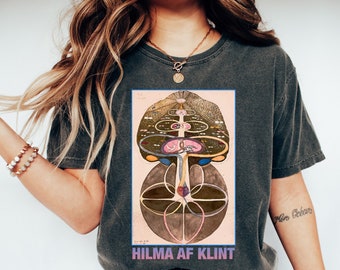 Hilma Af Klint Tshirt / Tree Of Knowledge Abstract Expressionist Artist Art Museum History Aesthetic / Comfort Colors® Unisex Gift Shirt