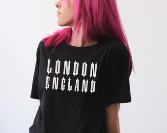 London Tshirt / England European Trip UK British City Travel Art Aesthetic / Comfort Colors® Unisex Gift Shirt