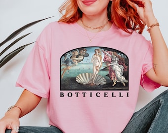 Botticelli Venus Tshirt / Goddess Art History Museum The Birth of Venus Italian Renaissance Aesthetic / Comfort Colors® Unisex Gift Shirt