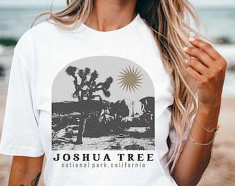 Joshua Tree National Park Tshirt / California Desert Outdoors Hiking Camping Retro Vintage Aesthetic / Comfort Colors® Unisex Gift Shirt