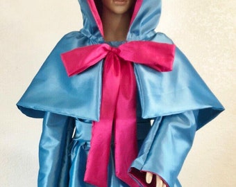 Fairy Godmother Cinderella Fairy Godmother Dress Costume Adult Your Size Choice, Busts 30- 42", Custom Made to Your Size Choice, Capelet
