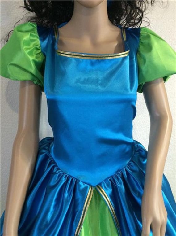 Drizella & Anastasia Cinderella Step Sisters Costume Dress Adult