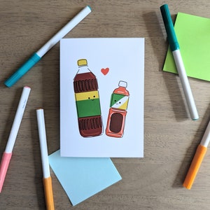 Chamoy en Tajin-kaart // Valentijnsdagkaart // Wenskaart