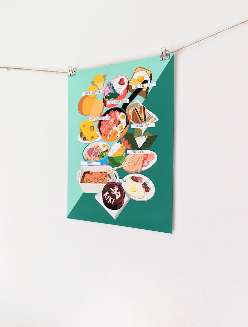 Studio Ghibli Food Print // Spirited Away // Howl’s Moving Castle // My Neighbor Totoro image 6