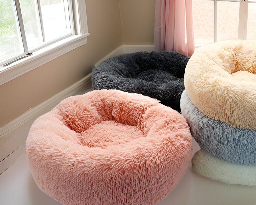 Ultrasoft Donut Cuddler Dog Bed Round Washable Dog Kennel Etsy