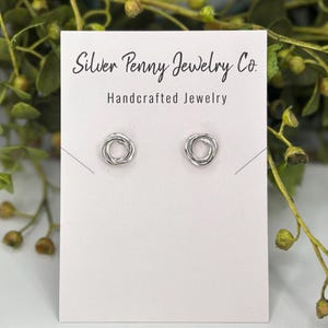 Love Knot Stud Earrings