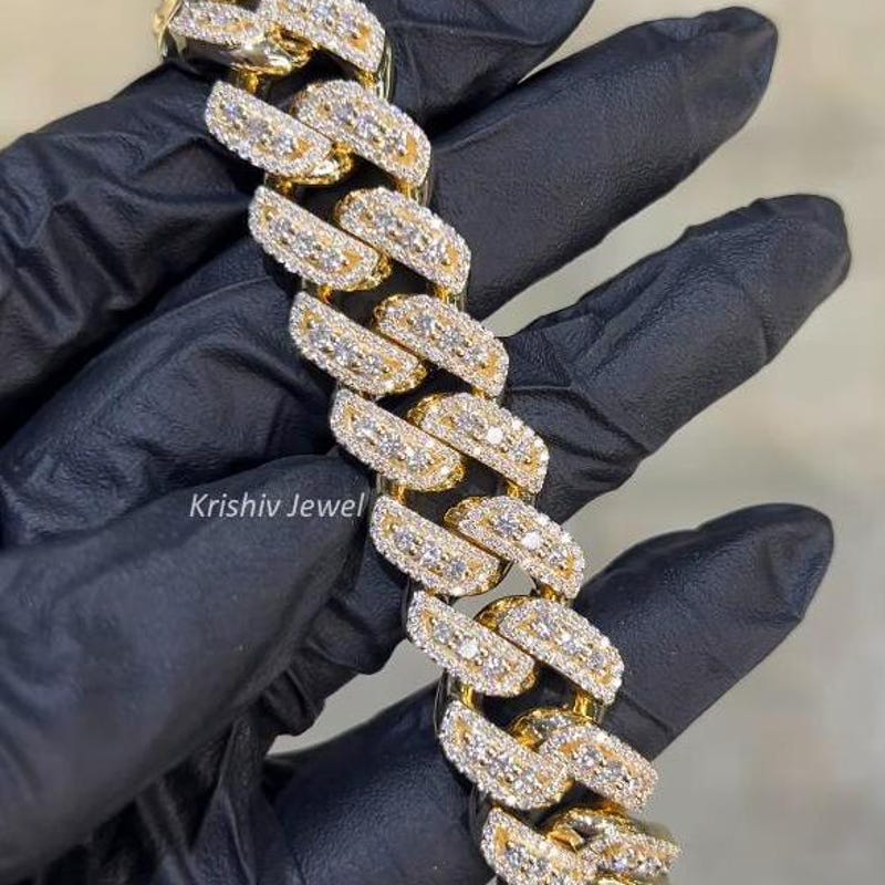 7MM Diamond Cuban Link Bracelet