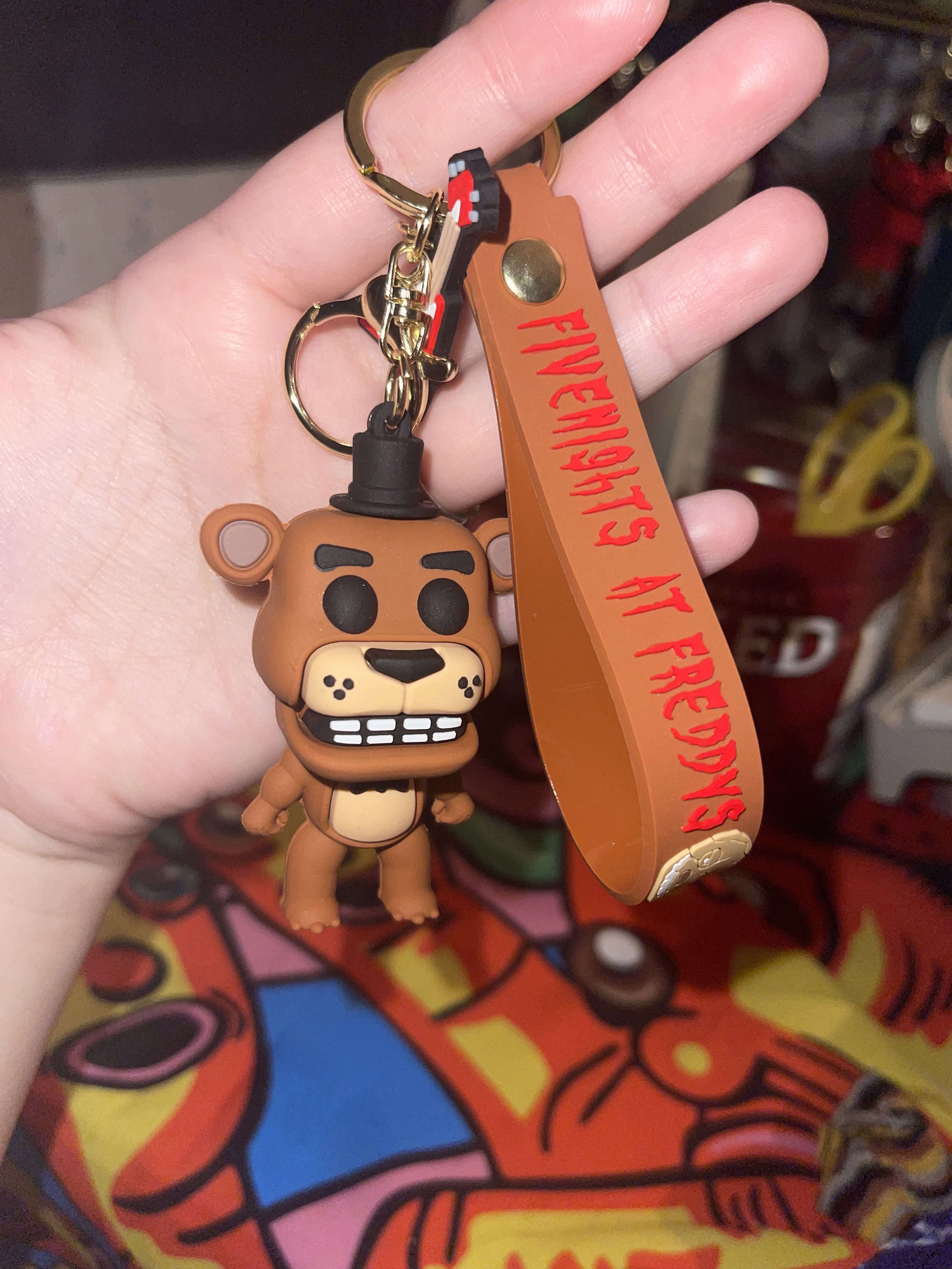 Freddy Fazbear five Nights at Freddys Keychain Etsy Australia