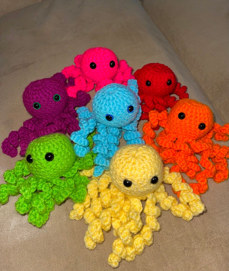 Crochet Jellyfish all 7 Bundle Etsy