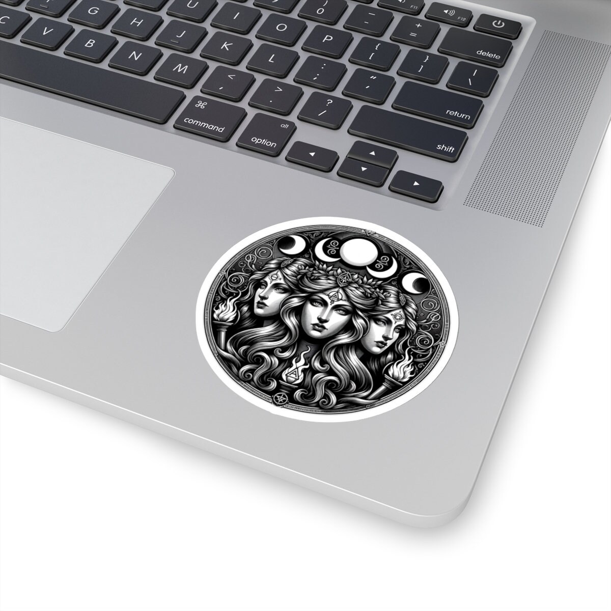 Oracle Magic Sticker Hecates Moonlit Oracle Vinyl Sticker: Triadic Goddess & Celestial Magic ...