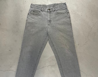 Vintage 1980s L.L.Bean Grey Wash Jeans - 34x30