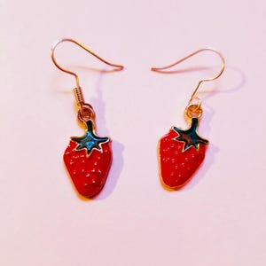 Strawberry Dangle Earrings