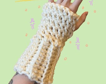 Cute Crocheted Arm Warmers