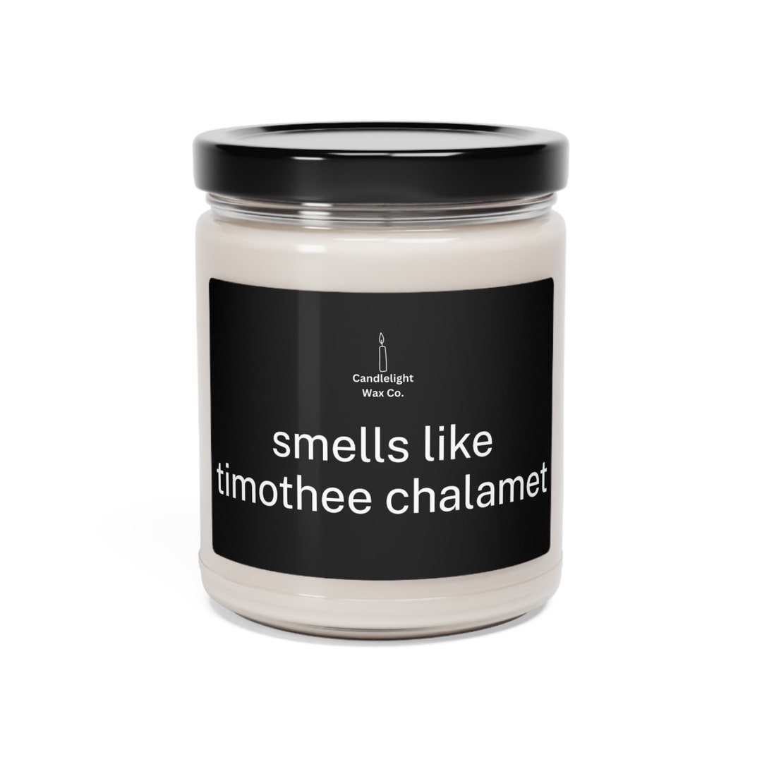 Smells Like Timothee Chalamet Candle Celebrity Popular Etsy