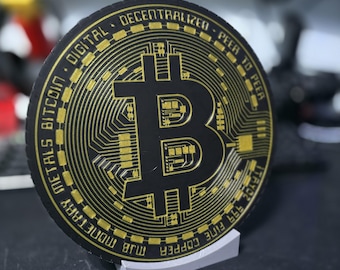 Large Cryptocurrency Coin