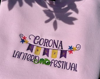 Disney geborduurd sweatshirt, geborduurd Rapunzel sweatshirt, Pascal geborduurd sweatshirt, verward geborduurd sweatshirt