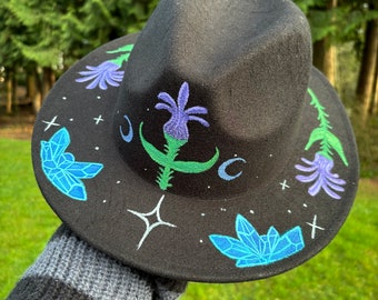 The Magic Thistles Witch Fedora Hat