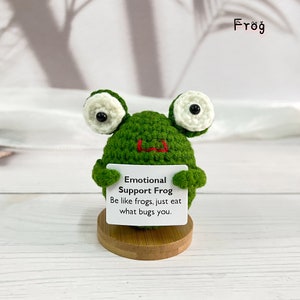 Handmade Crochet Emotional Support Panda - Mental Health Gift For Friends, Family, And Loved Ones