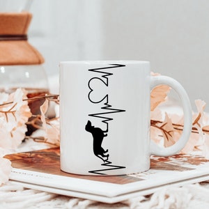 Dachshund Heartbeat Coffee Mug: Dachshund Lover Gift