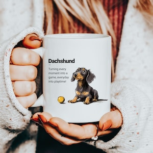 Dachshund Mug, Dachshund Coffee Mug, Dachshund Gift, Dachshund Mug, Dachshund Owner Mug, Wiener Ceramic Mug, Dachshund funny print mug