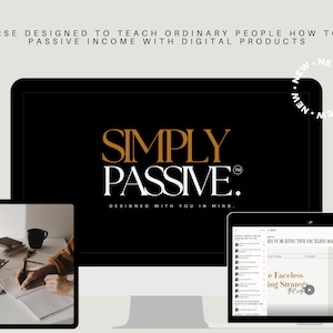 Simply Passive Course with Master Resell Rights + Bonus MRR Ebook/Lead Magnet (With Master Resell Rights)